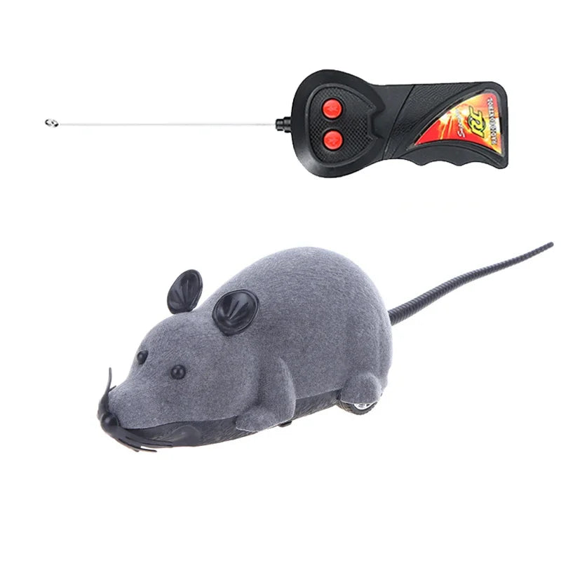 Rat Funny Cat Toy With Remote Control Multicolor Mouse Cute Wireless Controlled Toy Rat Pet Supplies Cat Pet Supplies