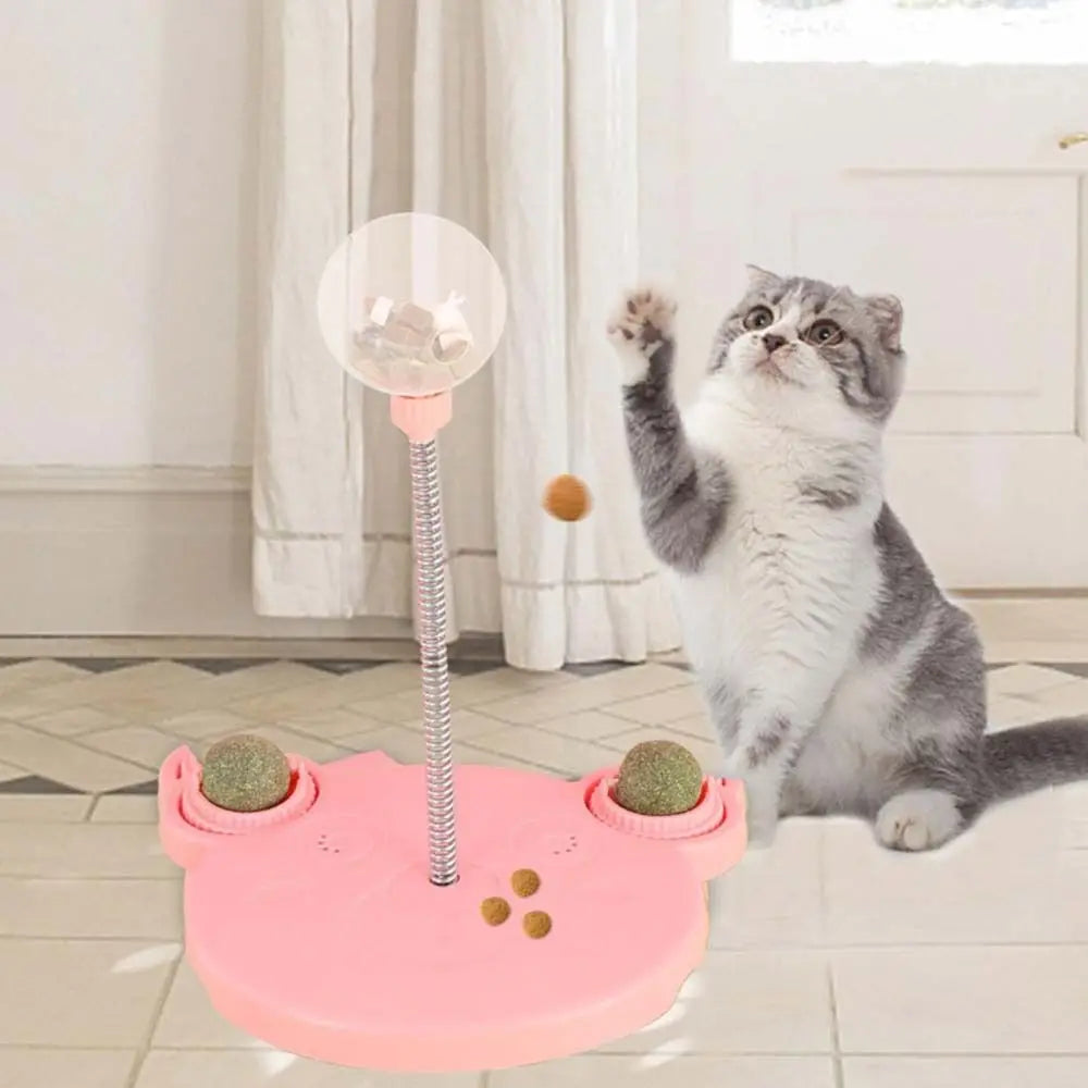 Kitten Pet Supplies Cat Dog Swing Feeder Stick Cat Ball Toys Cat Training Toys Pet Snack Feeder Pet Puzzle Toys