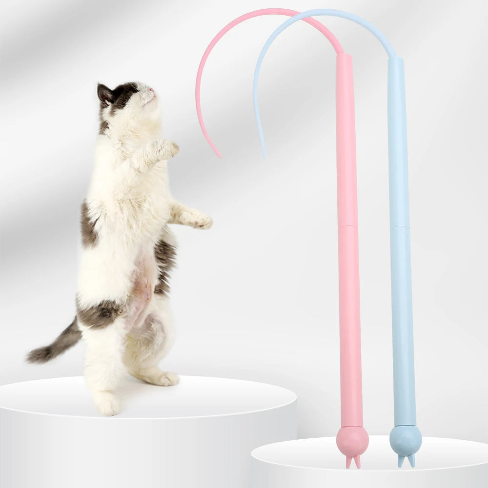 Mouse Tail Cat Funny Stick Bionic Design Stimulates Cat’s Cat Hunting Nature Cat Interactive Toy Cat Funny Toy Stick