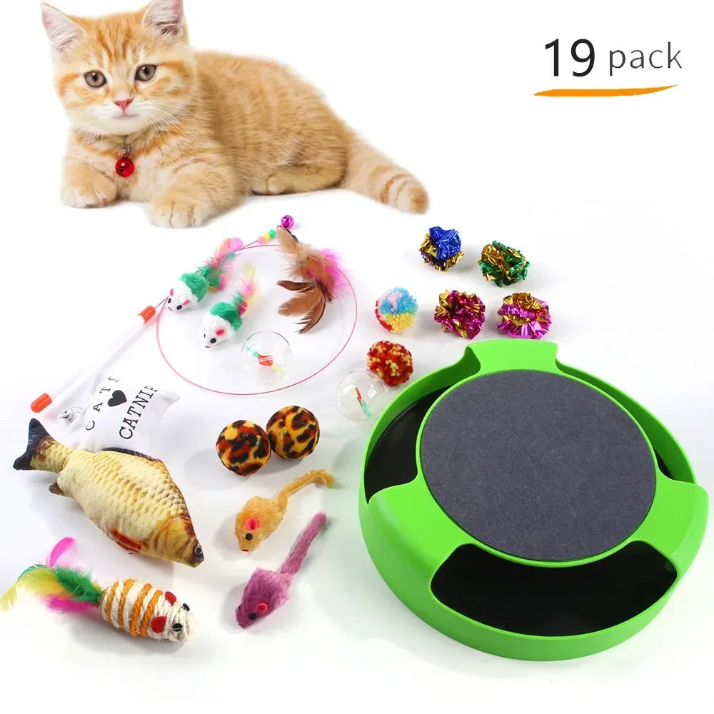 Cat Toys Mouse Shape Balls Foldable Cat Kitten Play Tunnel Chat Funny Cat Tent Mouse Supplies Simulation Fish Cat Accessories