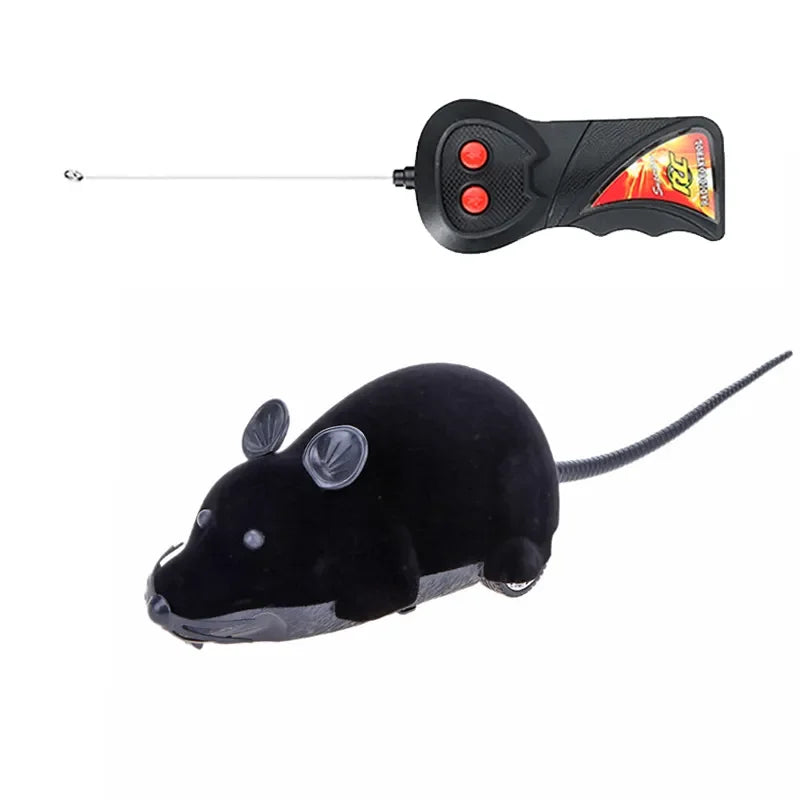 Rat Funny Cat Toy With Remote Control Multicolor Mouse Cute Wireless Controlled Toy Rat Pet Supplies Cat Pet Supplies