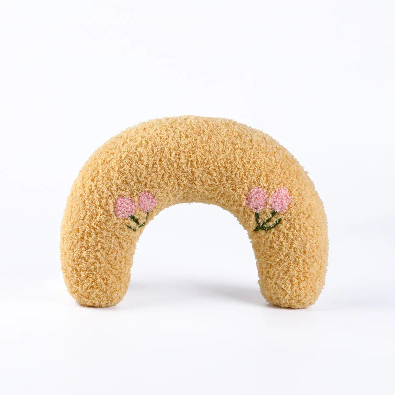 Little Pillow for Cats Fashion Neck Protector Deep Sleep Puppy U-Shaped Pillow Cat Pillow Kitten Headrest Dog Sleeping Pillow