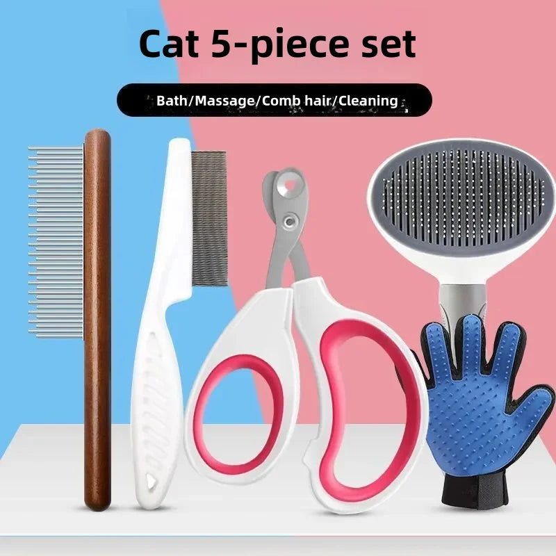 Pet Grooming Glove Brush for Cats and Dogs - 2-in-1 Hair Removal Glove With Massage and Hair Removal Functions Pet Dog Products