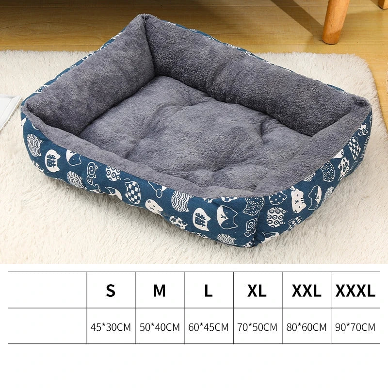 Pet Dog Cat Bed Mat Large Dog Sofa Bed Warm Pet Nest Kennel For Small Medium Large Dogs Puppy Kitten Plus Size Sleeping Mattress