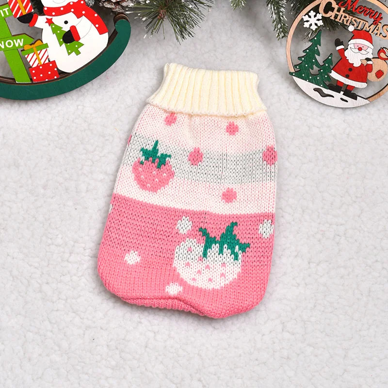 Cute Cat Sweater Costume Winter Warm Pet Clothes for Cats Katten Sphynx Pullover Mascotas Clothing Gatos Products for Animals