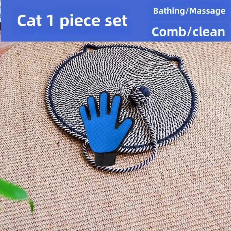 Pet Grooming Glove Brush for Cats and Dogs - 2-in-1 Hair Removal Glove With Massage and Hair Removal Functions Pet Dog Products