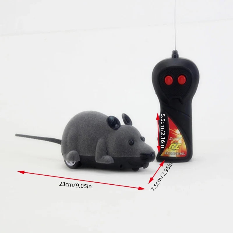 Rat Funny Cat Toy With Remote Control Multicolor Mouse Cute Wireless Controlled Toy Rat Pet Supplies Cat Pet Supplies