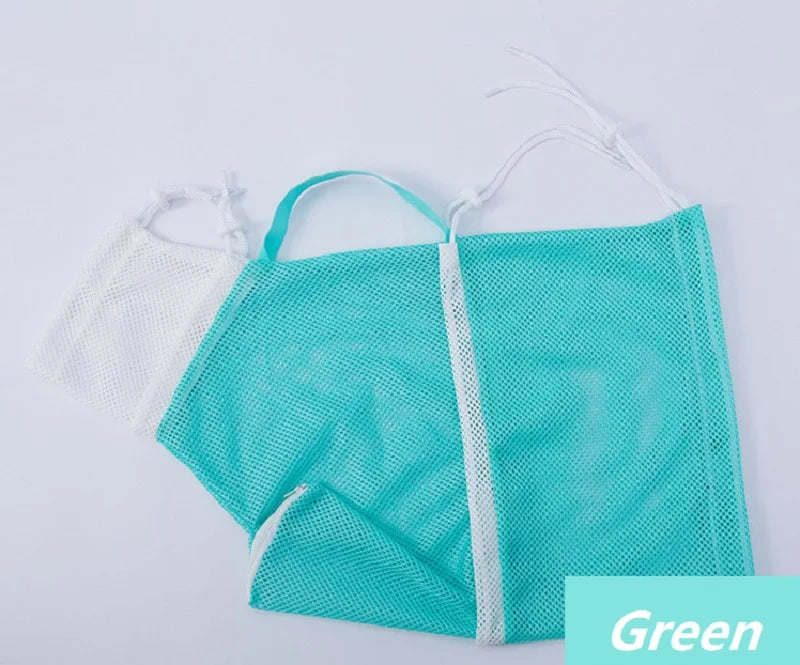 Cat Grooming Shower Bag Mesh Polyester Wash Mesh Bags Adjustable Cats Restraint Bag Prevent Scratching For Bathing Nail Trimming